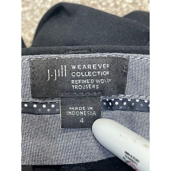 J. jill womens wearever collection refined woven trouser sz 4 business casual - Picture 12 of 12